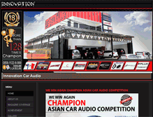 Tablet Screenshot of innovationcaraudio.com
